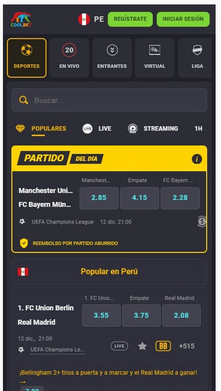 Las mejores características de Coolbet según casino-online-peru.pe in Peru